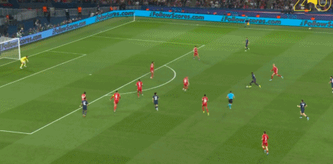 b体育-半场：巴黎1-0利物浦，杜埃折射破门，马马尔达什维利屡救险